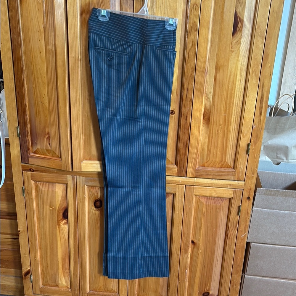 Express Pin Stripe Blue Editor Trousers